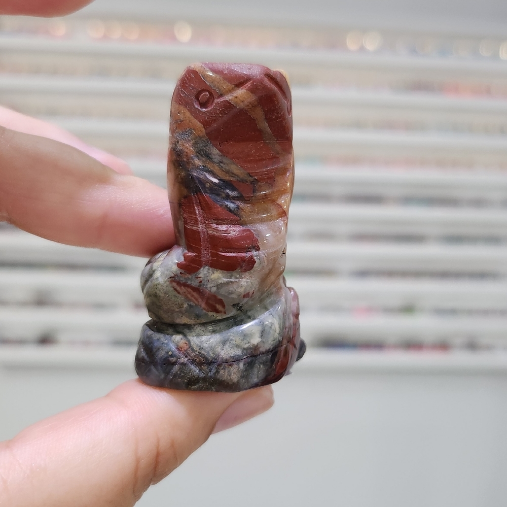 Red jasper mini cobra